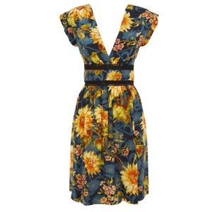 Sandro Leonard Silk Mini Dress